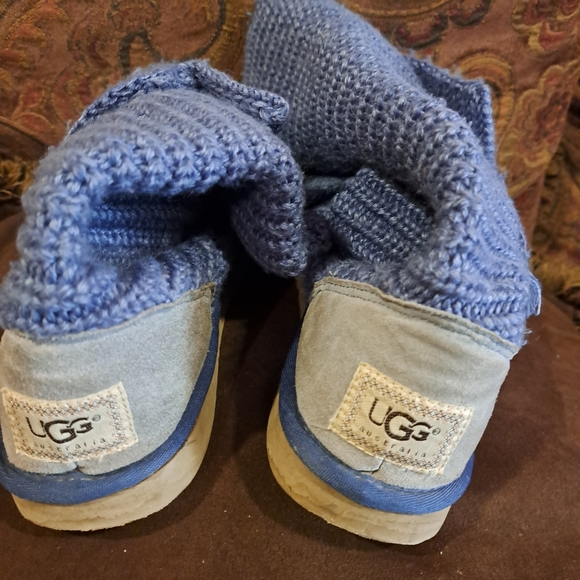 UGG Sweater Boots Size 7 - Picture 4 of 9